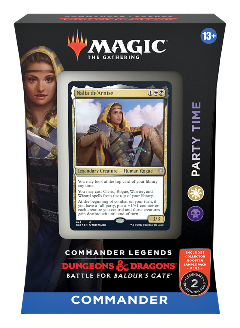 Commander Legends: Battle for Baldur's Gate Commander Deck - Party Time - Magic the Gathering TCG