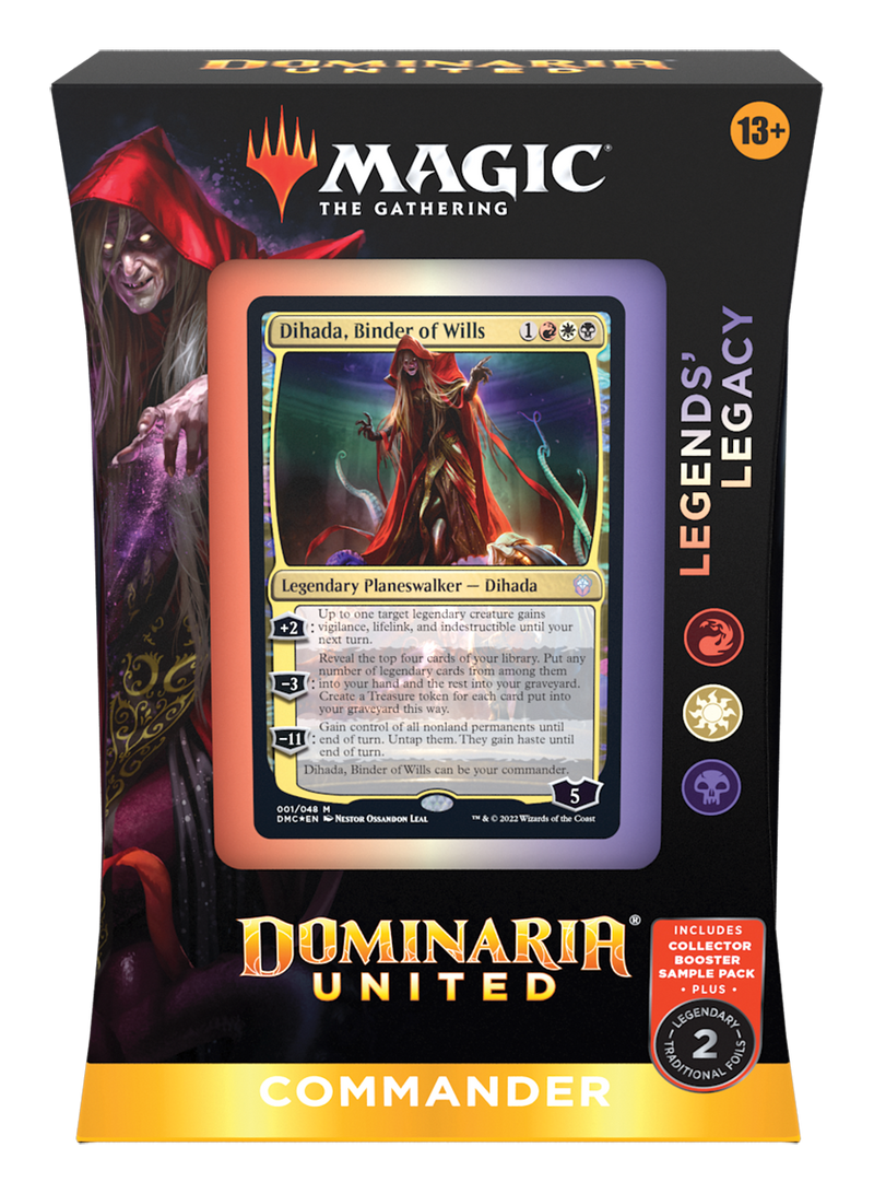 Dominaria United Commander Deck: Legends Legacy - Magic the Gathering Game On Games Dominaria United Commander Deck: Legends Legacy - Magic the Gathering Game On Games