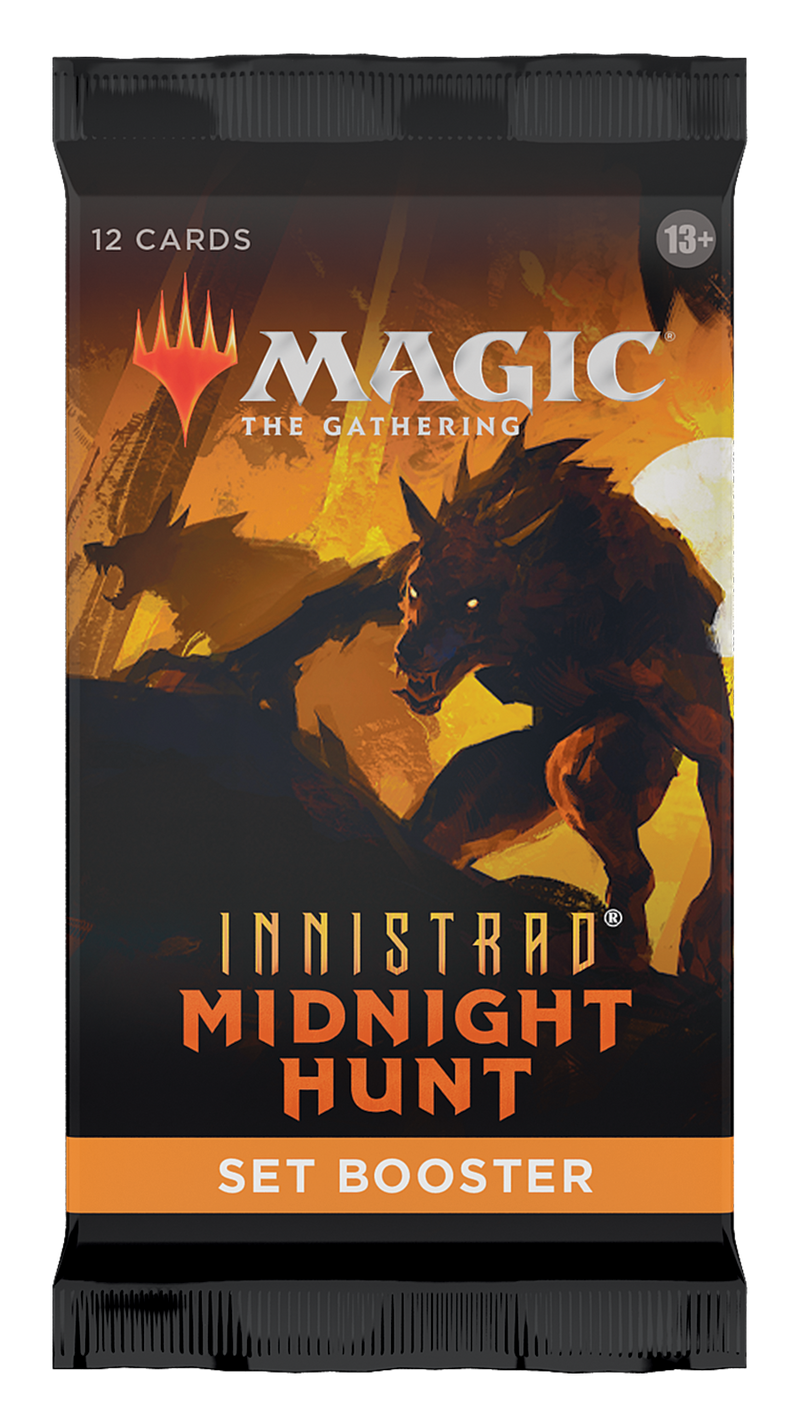 Innistrad Midnight Hunt Set Booster Pack - Magic The Gathering TCG Game On Games Innistrad Midnight Hunt Set Booster Pack - Magic The Gathering TCG Game On Games