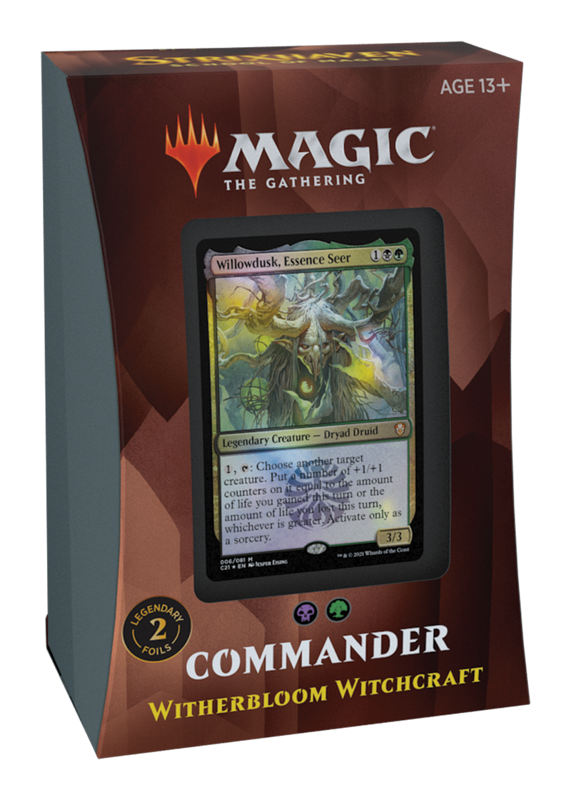 Strixhaven School of Mages Commander Deck Witherbloom Witchcraft - Magic The Gathering TCG