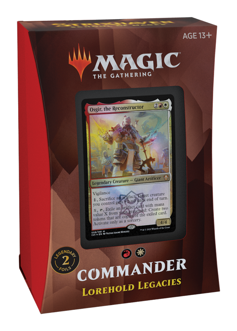Strixhaven School of Mages Commander Deck Lorehold Legacies - Magic The Gathering TCG