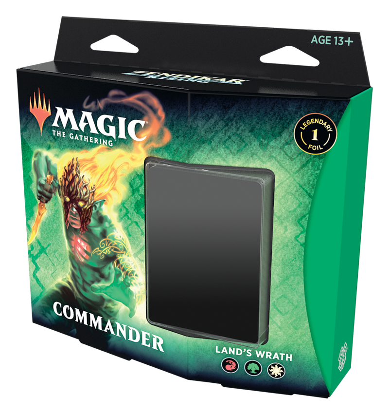  Zendikar Rising Commander Deck Land's Wrath - Magic The Gathering TCG