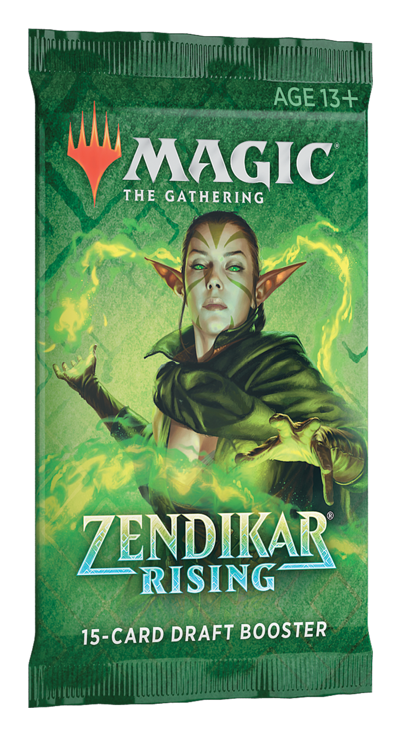 Zendikar Rising Draft Booster Pack - Magic The Gathering TCG Game On Games Zendikar Rising Draft Booster Pack - Magic The Gathering TCG Game On Games