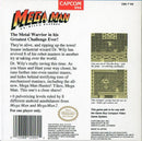 Mega Man Dr. Wily's Revenge Back Cover - Nintendo Gameboy Pre-Played