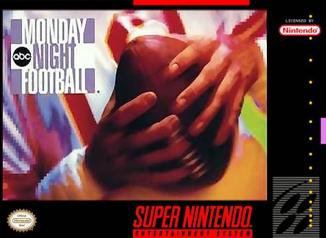 ABC Monday Night Football Front Cover - Super Nintendo, SNES Pre-Played