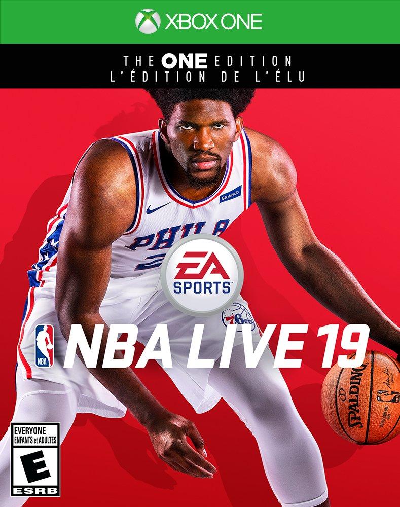 NBA Live 19 Front Cover - Xbox One Pre-Played