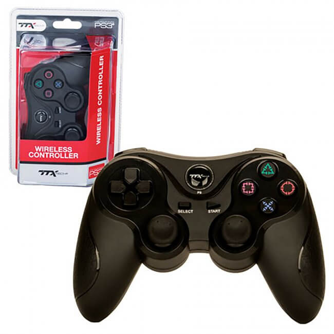 Playstation 3 Wireless Controller Black - TTX Tech