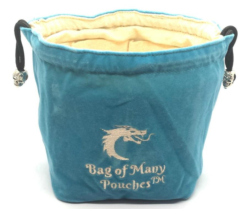 Bag of Many Pouches Dice Bag: Teal