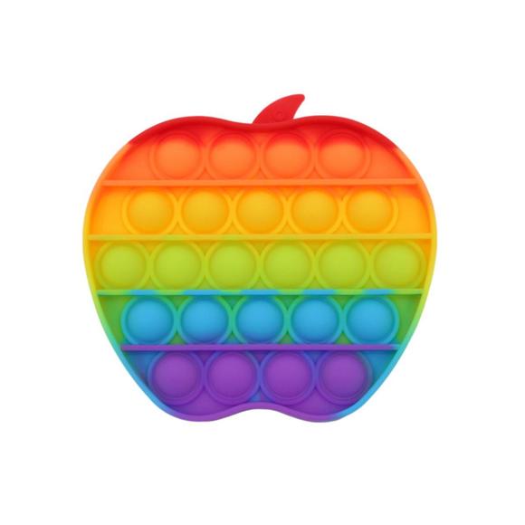 Rainbow Apple  - Pop It Bubble Fidget Toy