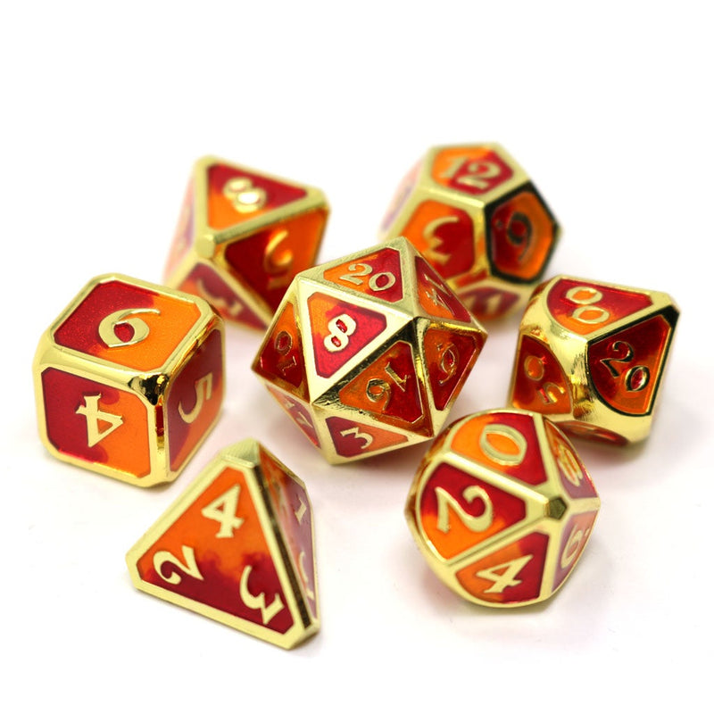 Mythica Spellbinder Phoenix - Die Hard Dice 7 Piece RPG Set