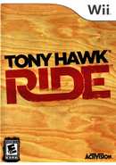 Tony Hawk Ride Game Only Front Cover  - Nintendo Wii Pre-Played