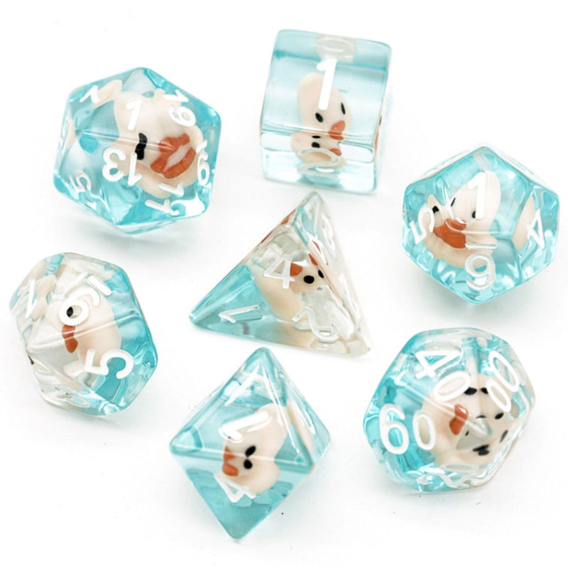 Pink Duck - RPG Dice Set (7)