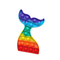 Rainbow Mermaid Tail - Pop It Bubble Fidget Toy
