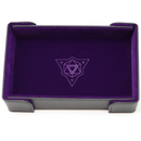 Purple Velvet - Magnetic Rectangle Tray Die Hard Dice
