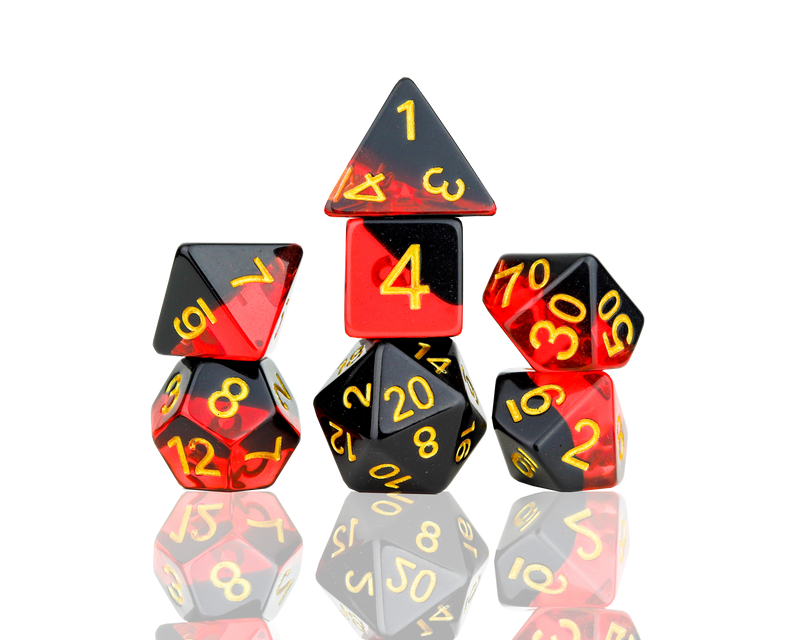 RPG Dice Set (7) - Brimstone