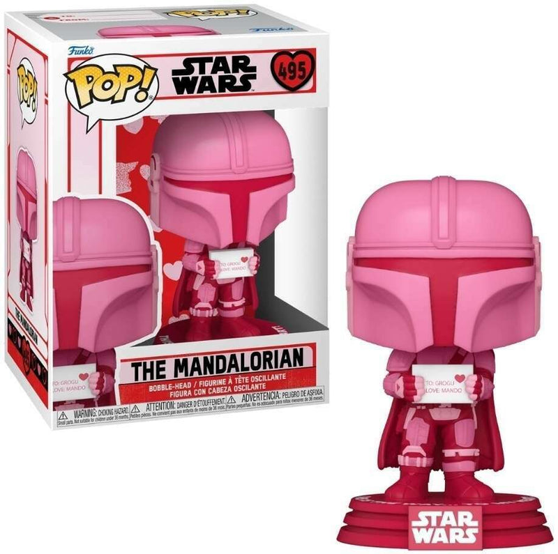 Pop! Star Wars Valentines - The Mandalorian