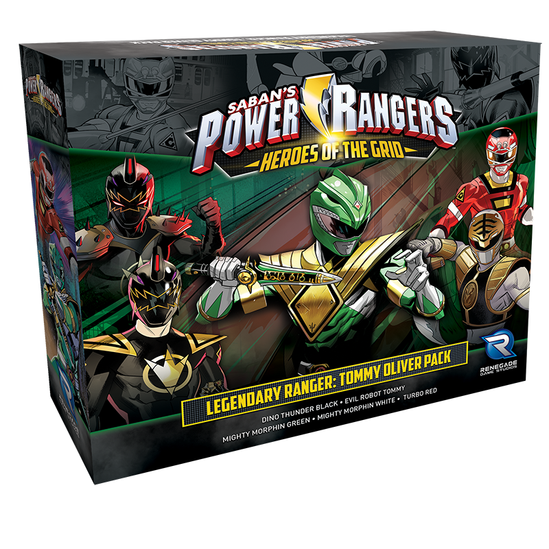 Power Rangers -Heroes of the Grid Legendary Ranger Tommy Oliver Pack