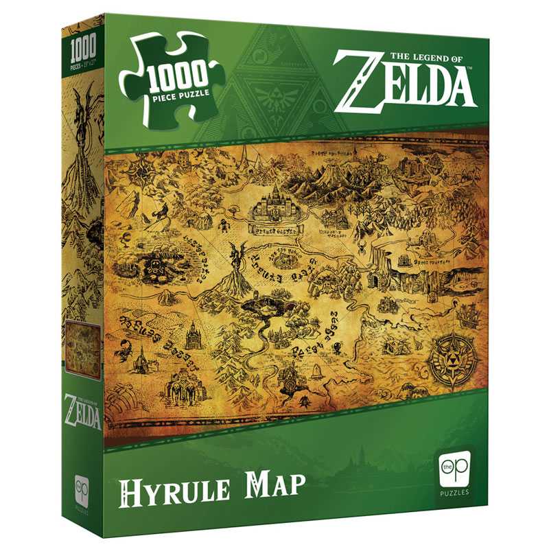 The Legend of Zelda “Hyrule Map” 1000 Piece Puzzle