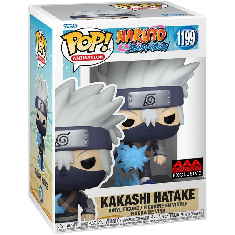 Pop! Animation Naruto - Young Kakashi with Chidori Glow in the Dark AAA Anime Exclusive