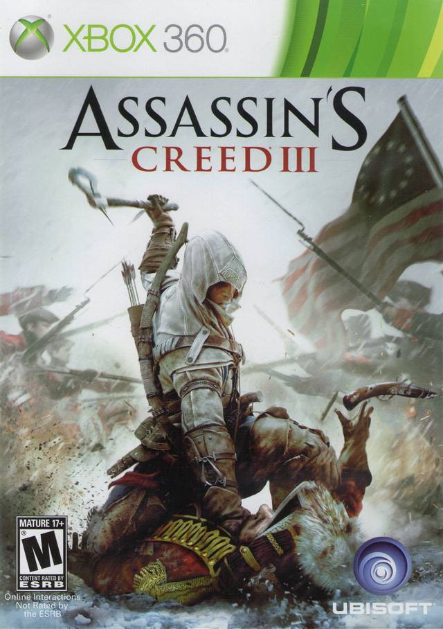 Assassin's Creed 3 Xbox 360 Front Cover