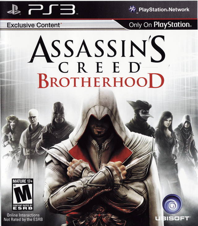 Assassin's Creed Brotherhood Front Cover - Playstation 3 Pre-Played