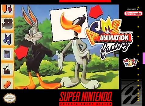 ACME Animation Factory SNES Front Cover