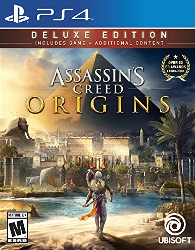 Assassin's Creed Origins Deluxe Edition Playstation 4 Front Cover