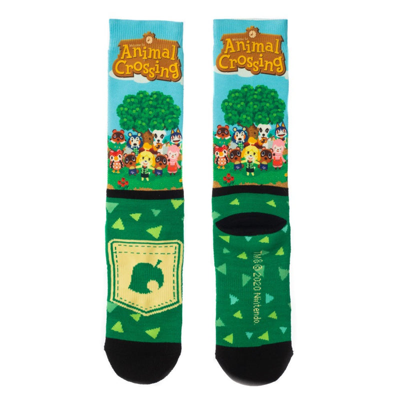 Animal Crossing Sublimated Crew Sock