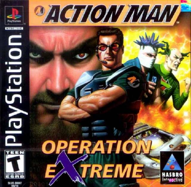 Action Man Operation Extreme PS1 Front Cover