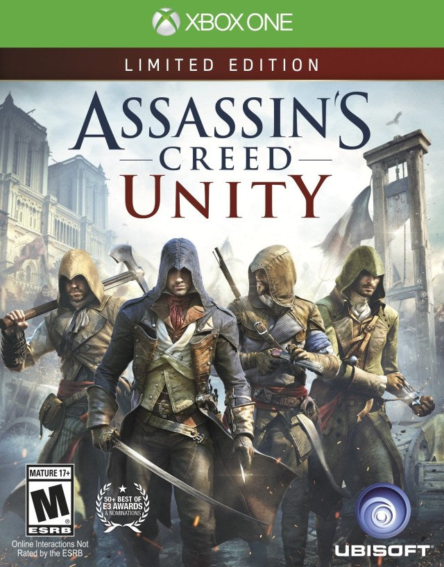 Assassin's Creed Unity Limited Edition Xbox One Front Cover