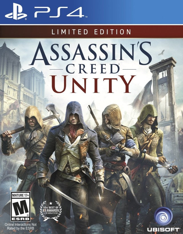 Assassin's Creed Unity Limited Edition Front Cover