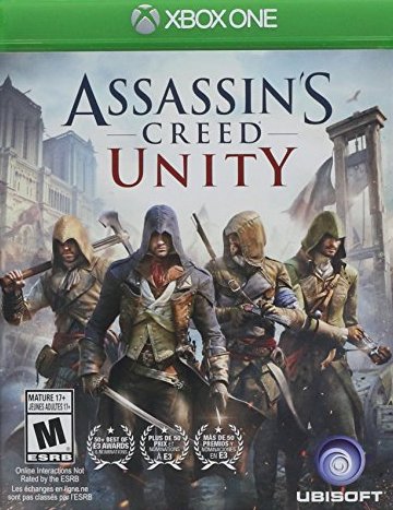 Assassin's Creed Unity Front Cover - Xbox One Pre-Played