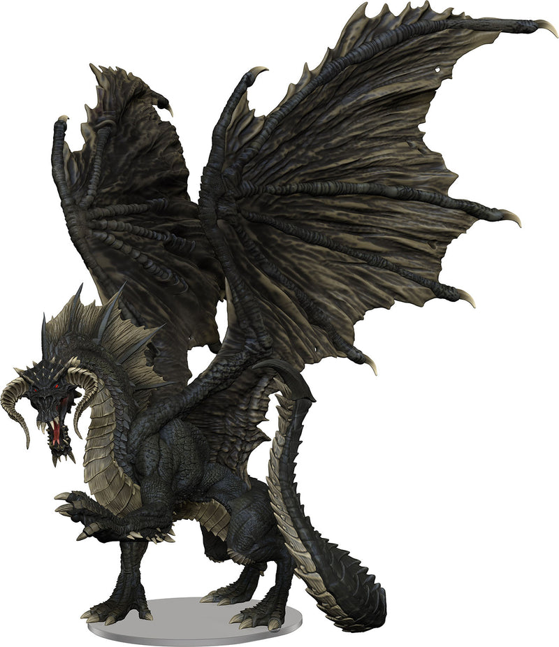 Adult Black Dragon Premium Figure - Dungeons & Dragons Fantasy Miniatures