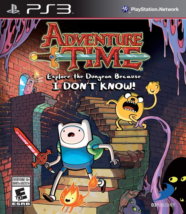 Adventure Time Explore the Dungeon Because I Don't Know PS3 Front Cover