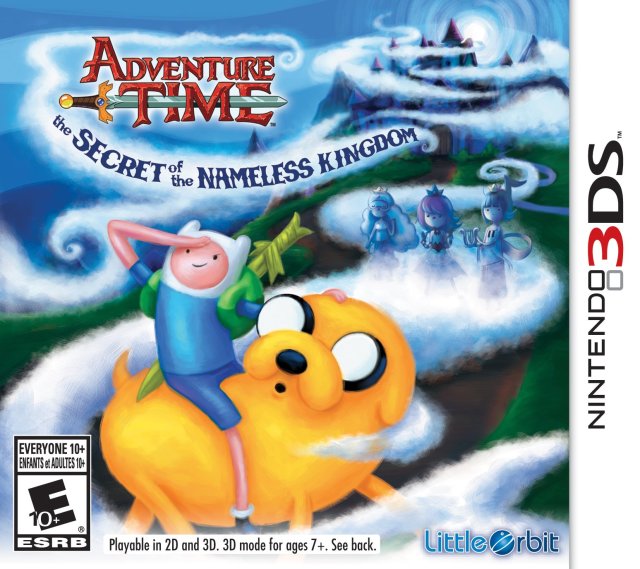 Adventure Time The Secret of the Nameless Kingdom 3DS Front Cover