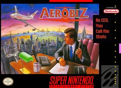 Aerobiz SNES Front Cover