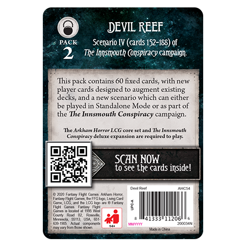 Devil Reef Mythos Pack - Arkham Horror LCG