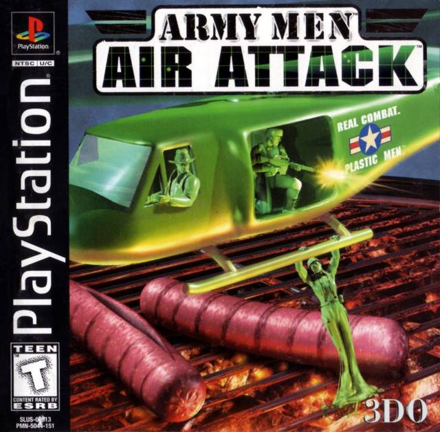 Army Men Air Attack Playstation 1 Front Cover