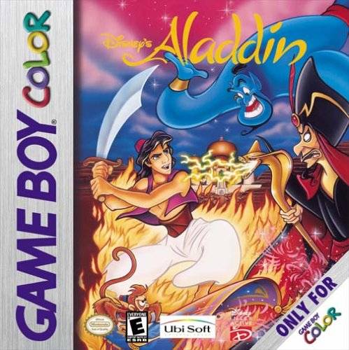 Aladdin Gameboy Color Front Cover 
