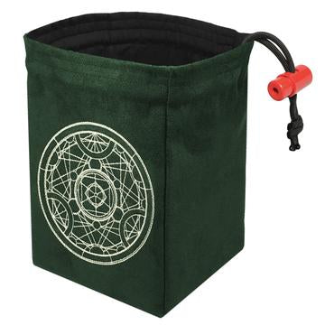 Glow in the Dark Dice Bag - Alchemy Medallion