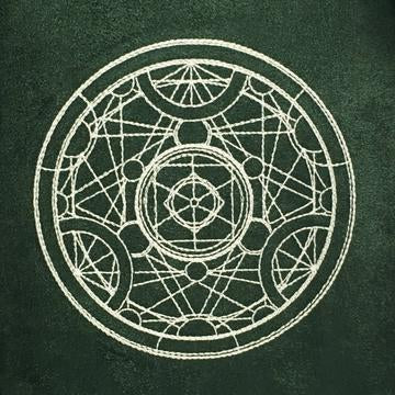 Glow in the Dark Dice Bag - Alchemy Medallion