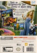 Alice in Wonderland Wii Back Cover