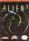 Alien 3 NES Front Cover