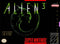 Alien 3 SNES Front Cover