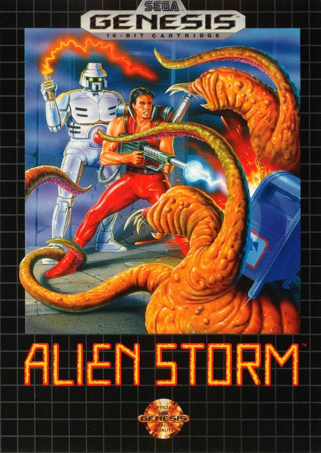 Alien Storm Sega Front Cover