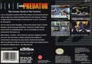 Alien Vs Predator SNES Back Cover