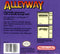 Alleyway Gameboy Back Cover