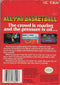 All Pro Basketball NES Back Cover
