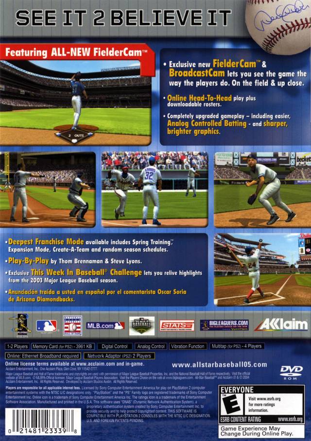 All-Star Baseball 05 Playstation Pre-Played – Game On Games
