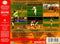 All Star Baseball 2001 N64 Back  Cover 